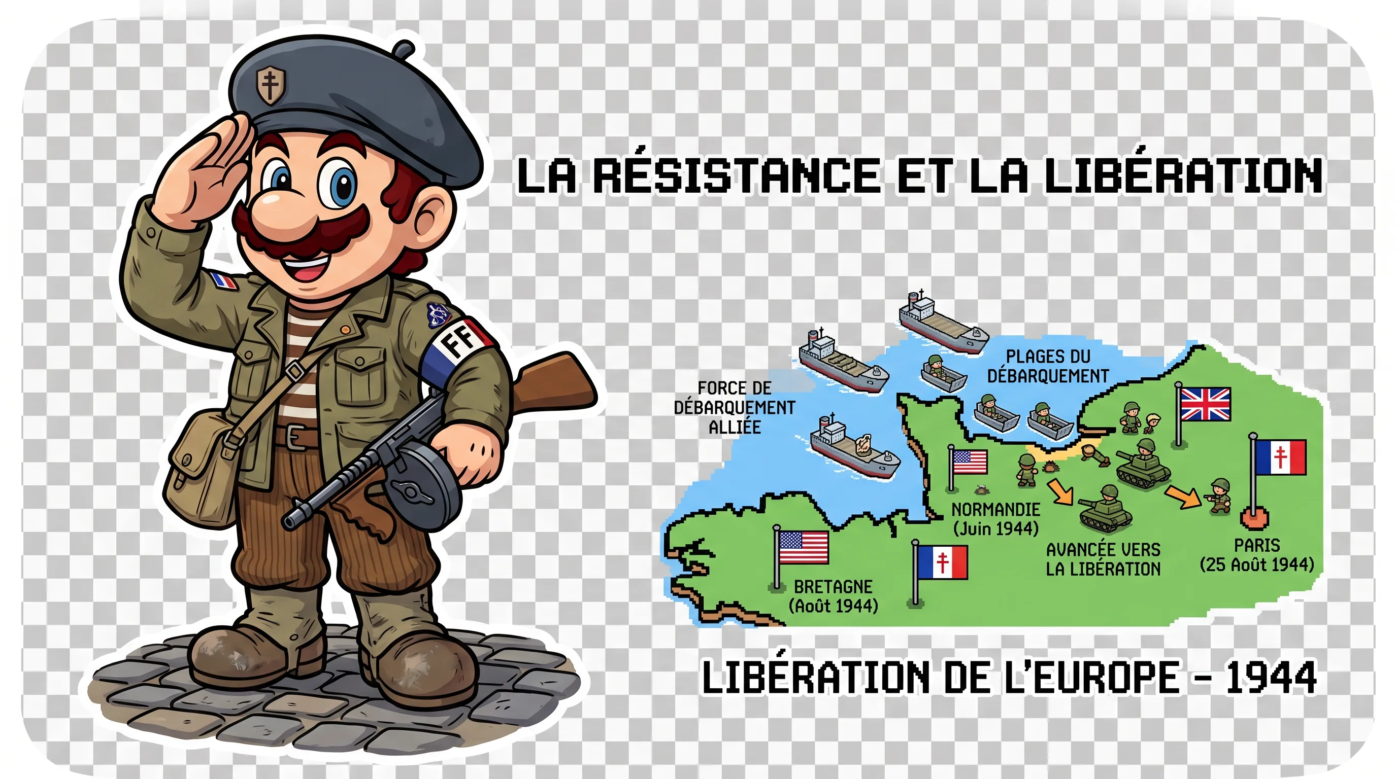 La Seconde Guerre mondiale — Mario (mario)