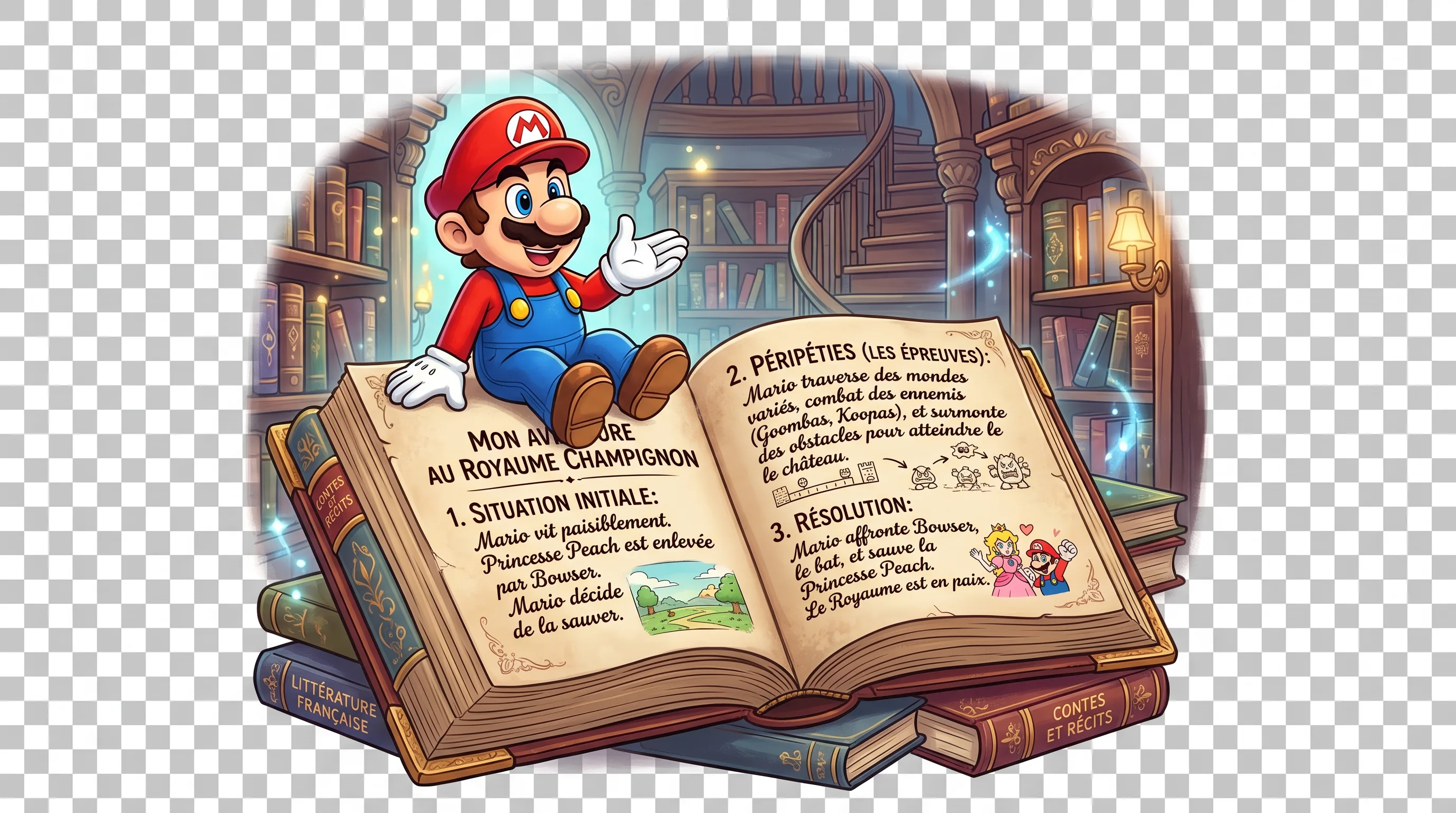 Récit – structure narrative et point de vue — Mario (mario)