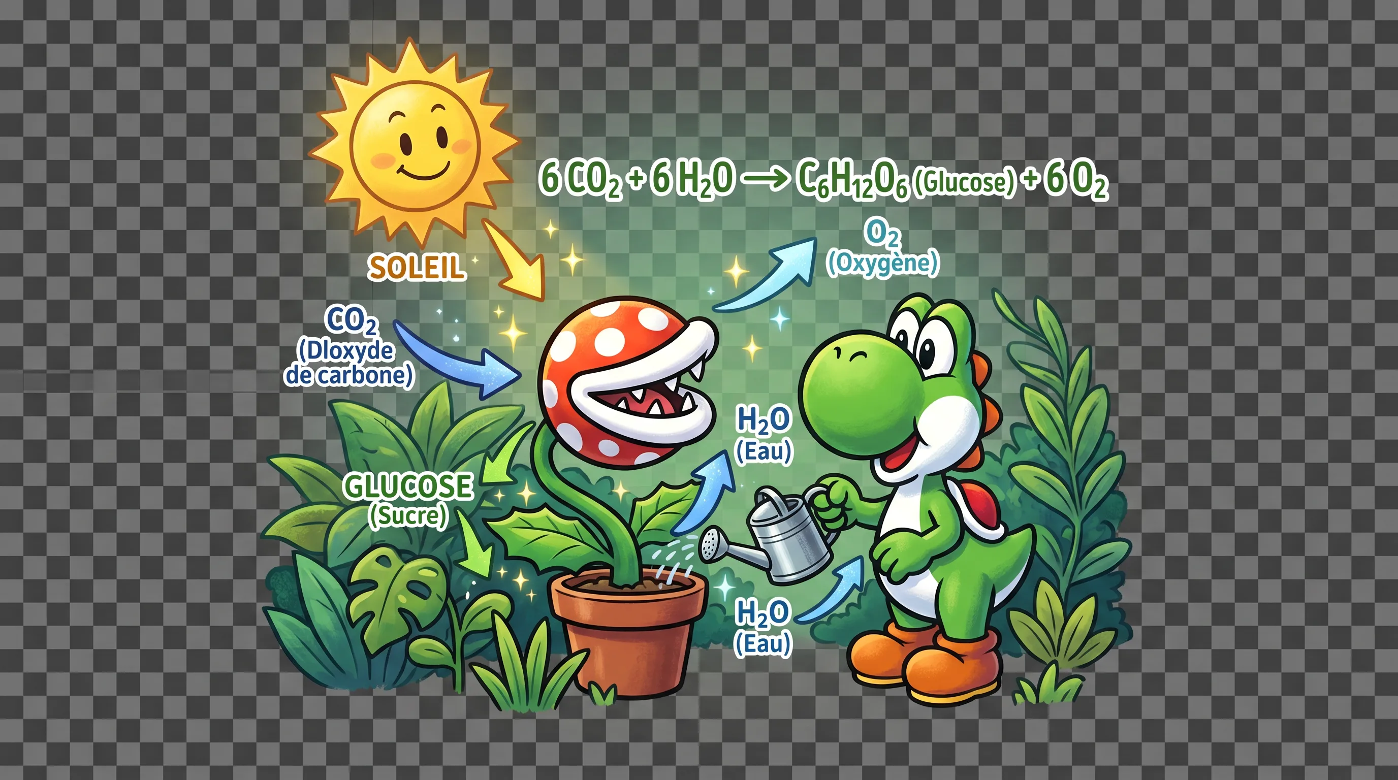 Photosynthèse — Yoshi (mario)